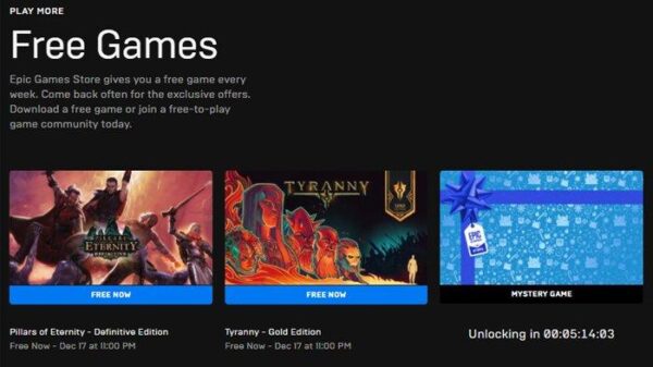 Info Game Gratis Epic Games